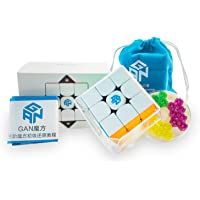 GAN 356 M con GES Extra- 3x3 Cubo Mágico Speed Puzzle de Gans Magnético Cube Juguete Rompecabezas Regalo (Standard)